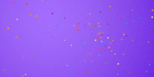 Des confettis festifs. Des stars de la fête. Étoiles joyeuses — Image vectorielle