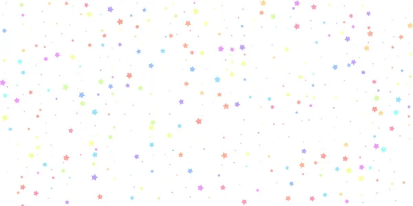 Slavnostní konfety. Slavnostní hvězdy. Barevná hvězda — Stockový vektor