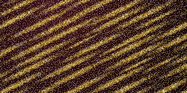 Triángulos de oro brillo lujo confeti espumoso. — Archivo Imágenes Vectoriales