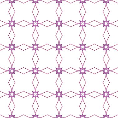 Kırmızı mavi geometrik Dikişsiz desen. El çizilmiş WA