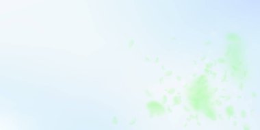 Yeşil çiçek yaprakları aşağı düşen. Şirin romantik 