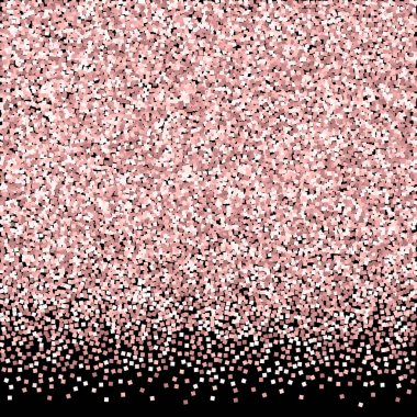 Pembe altın parıltılı lüks konfeti. Scatt.