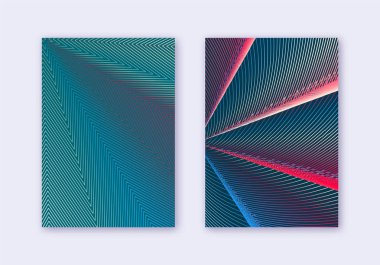 Kapak tasarım şablonu. Soyut çizgiler modern b