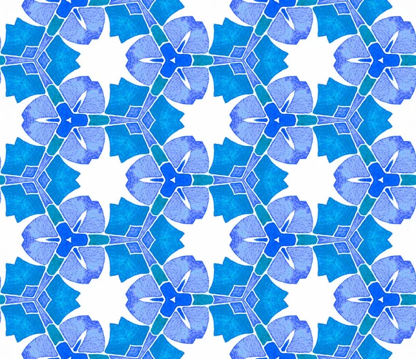 Бирюзовый голубой винтажный калейдоскоп — стоковое фото