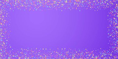 Şenlikli konfeti. Kutlama yıldızları. Renkli yıldız