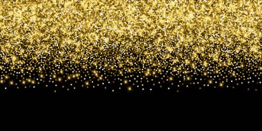 Işıl ışıl altın konfeti. Scattere