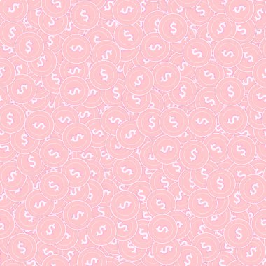 Amerikan Doları Bakır Paralar kusursuz desen. Nic.