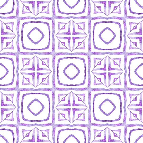 Ikat repetición de diseño de trajes de baño. Morado — Foto de Stock