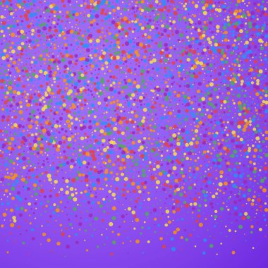 Şenlikli konfeti. Kutlama yıldızları. Gökkuşağı confe