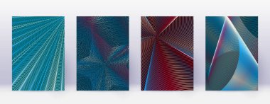 Sanat kartı. Soyut çizgiler modern broşür 