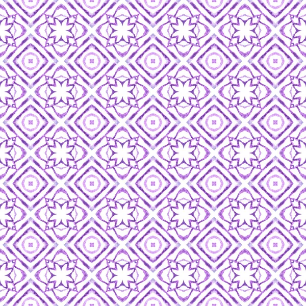 Padrão de aquarela Chevron. Boho de busca roxo — Fotografia de Stock