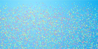 Şenlikli konfeti. Kutlama yıldızları. Renkli yıldız