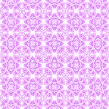 El çizimi tropikal, pürüzsüz sınır. Mor 