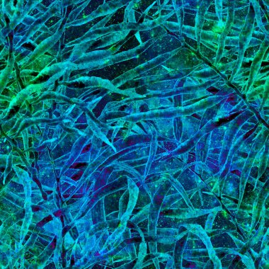 Tropik, pürüzsüz desen. Moda el çizimi 