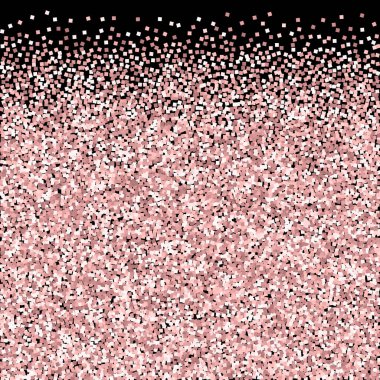 Pembe altın parıltılı lüks konfeti. Scatt.