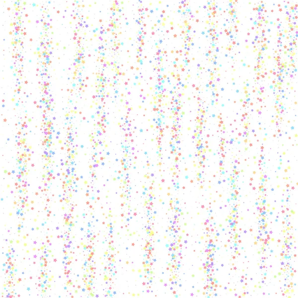 Confeti festivo. Estrellas de celebración. Estrella colorida — Vector de stock