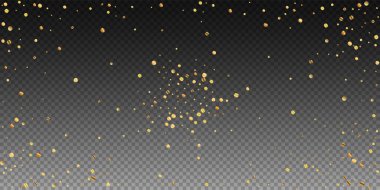 Nadir bulunan altın konfeti konfeti konfetisi. Kare