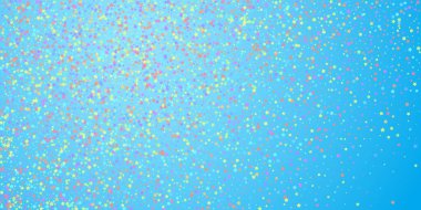 Şenlikli konfeti. Kutlama yıldızları. Renkli yıldız