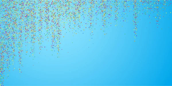 Confete festivo. Estrelas de celebração. Conf colorido — Vetor de Stock