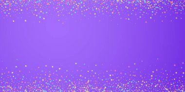 Şenlikli konfeti. Kutlama yıldızları. Renkli yıldız