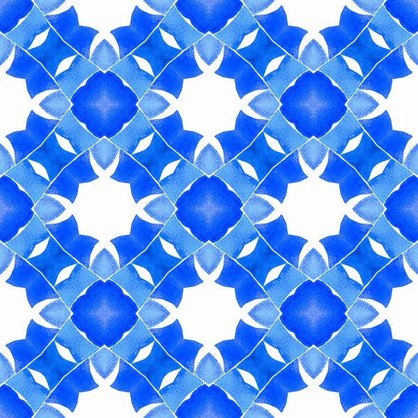 Σχέδιο ακουαρέλας ακίδας. Μπλε μαγευτικό boho — Φωτογραφία Αρχείου