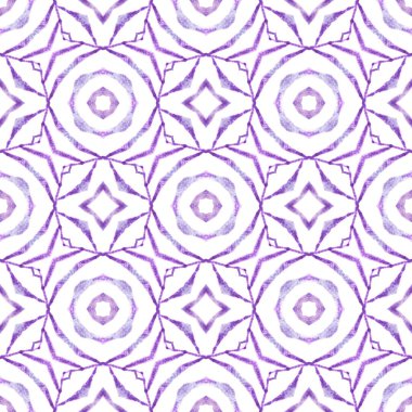 Çizgili el çizimi tasarımı. Mor büyük boho şıklığı. 