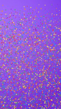 Canlı canlı konfeti. Kutlama yıldızları. Gökkuşağı