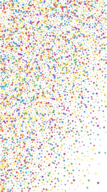 Egzotik konfeti. Kutlama yıldızları. Gökkuşağı