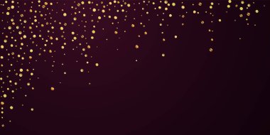 Nadir bulunan altın konfeti konfeti konfetisi. Kare