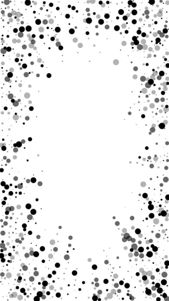 Scattered dense balck dots. Dark points dispersion — Stock Vector