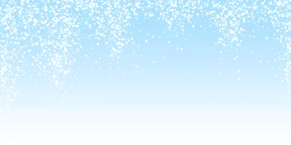 Amazing falling snow Christmas background. Subtle — Stock Vector