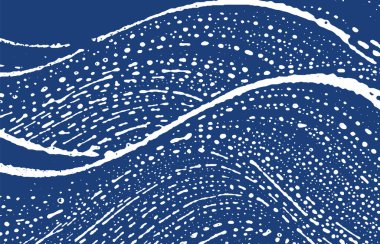 Grunge dokusu. Üzüntü çivit pürüzü. Enfes.