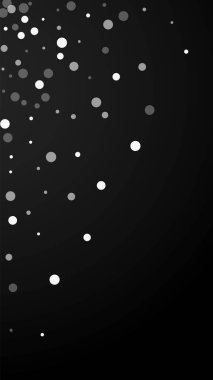 Beyaz noktalar Noel arkaplanı. İnce uçan sno