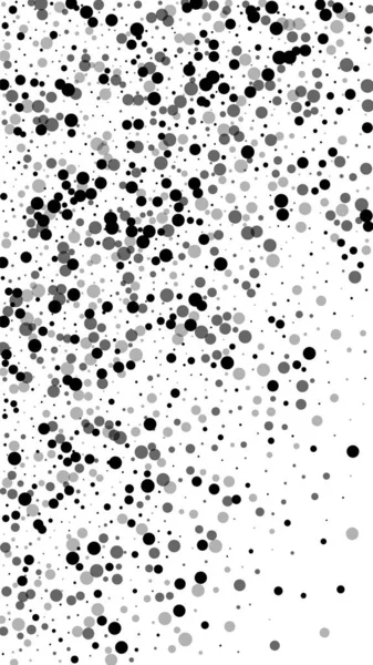 Scattered dense balck dots. Dark points dispersion — Stock Vector