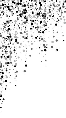 Dağınık yoğun balkon noktaları. Karanlık nokta dağılımı