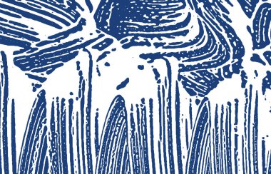 Grunge dokusu. Üzüntü çivit pürüzü. Emine.