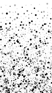 Dağınık yoğun balkon noktaları. Karanlık nokta dağılımı