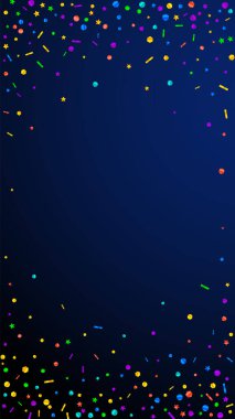 Şenlikli seçkin konfeti. Kutlama yıldızları. Festi.