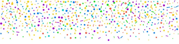 Feestelijke sierlijke confetti. Feeststerren. Feest — Stockvector