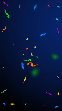 Flamalar ve konfeti. Renkli flamalar. 