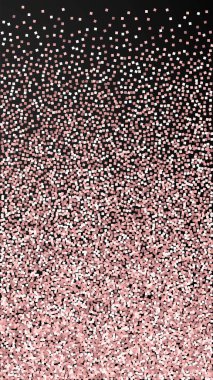 Pembe altın parıltılı lüks konfeti. Scatt.