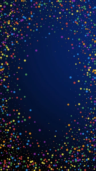 Grand confetti festif. Des stars de la fête. Colorfu — Image vectorielle