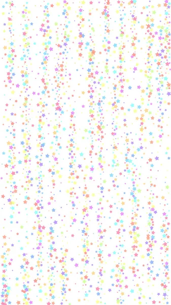 Confeti festivo radiante. Estrellas de celebración. Color. — Vector de stock