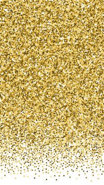Yuvarlak altın parıltılı lüks konfeti. Dağılın