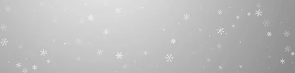 Niewielkie opady śniegu w tle Bożego Narodzenia. Subtelna mucha. — Wektor stockowy