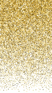 Yuvarlak altın parıltılı lüks konfeti. Dağılın