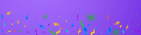 Streamers y confeti. Coloridas serpentinas oropel — Vector de stock