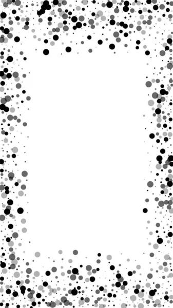 Scattered dense balck dots. Dark points dispersion — Stock Vector