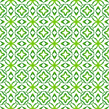 Mozaik kusursuz desen. Yeşil zarif boho şıklığı 
