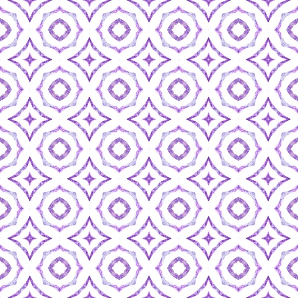 民族の手描きのパターン。紫色のかなりboho — ストック写真